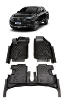 Tapete Bandeja Fiat Strada 4 Portas - kit completo