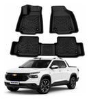 Tapete Bandeja Chevrolet Montana 2023 a 2027 Sob Medida Jogo Completo