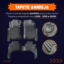Tapete Bandeja 3D L200 Triton Sport 2019 a 2025 Linha Premium