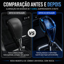 Manopla de Câmbio em Cristal com LED Recarregável Universal para Carros