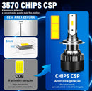Lâmpada LED Canbus UltraVision CSP 360° H8 H11 H7 H4 H1 9005 9006 Super Branca Azul e Amarela