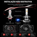 Lâmpada LED Canbus UltraVision CSP 360° H8 H11 H7 H4 H1 9005 9006 Super Branca Azul e Amarela